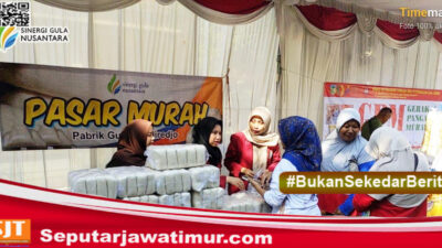 Sukseskan Pasar Murah di Tiga Desa, PG Ngadiredjo Kolaborasi dan Sinergi Dengan Pemkab Kediri
