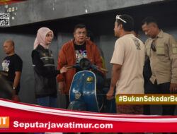 Urban Touring Bersama Scooterist, Mbak Wali Kenalkan Potensi Wisata Kota Kediri