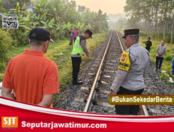 Perempuan Tewas Usai Tertabrak Kereta Api di Jalur Rel Jugo Kesamben