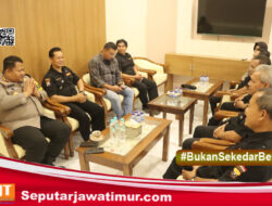 Perkuat Sinergi Kamtibmas, Kapolres Pasuruan Terima Audiensi Senkom Mitra Polri