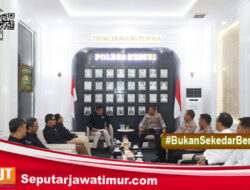 Kapolres Kediri AKBP.Bramastyo Priaji Sambut Hangat Silaturahmi Pengurus BAMAG Kabupaten Kediri