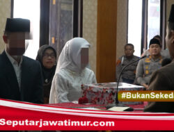 Cinta Tak Terhenti di Balik Jeruji, Polres Blitar Fasilitasi Akad Nikah Tahanan Narkoba