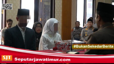 Cinta Tak Terhenti di Balik Jeruji, Polres Blitar Fasilitasi Akad Nikah Tahanan Narkoba
