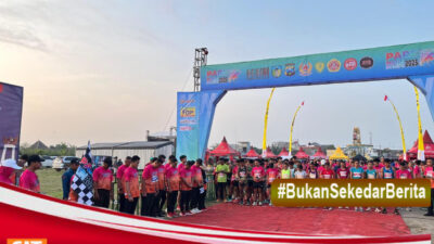 Meriah! Kapolres Kediri Hadir dan Ikut Lari Ramaikan Pare Run 2025