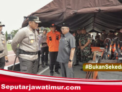 Polres Blitar Siagakan Ratusan Personel Hadapi Potensi Bencana Hidrometeorologi di Musim Hujan