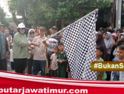 Silaturahmi Terus Tercipta Untuk Melayani Warga, Jalan Bareng Bunda Mistiani Anggota DPRD Kota Kediri di ikuti Ribuan Warga 