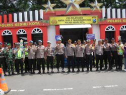 Tim Biroprovos Divpropam Mabes Polri Laksanakan Kunjungan ke Pos Pelayanan Alun-Alun Polres Kediri Kota