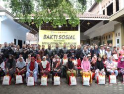 Social Riding TNI–Polri dan DBK Kediri Raya Diisi Bakti Sosial di Ringinrejo