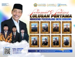 Delapan Mahasiswa S-2 PAI Pascasarjana UNZAH Resmi Raih Gelar Magister Pendidikan