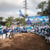 Kota Kediri saat Sukseskan Aksi Langit Biru Indonesia Asri di HUT Partai Demokrat Ke-25